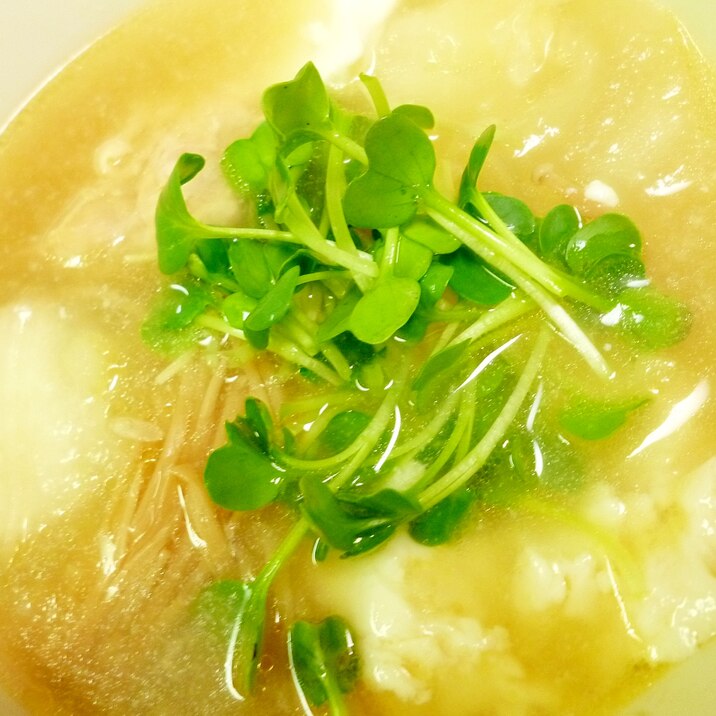 冬瓜・えのき・豆腐のスープ